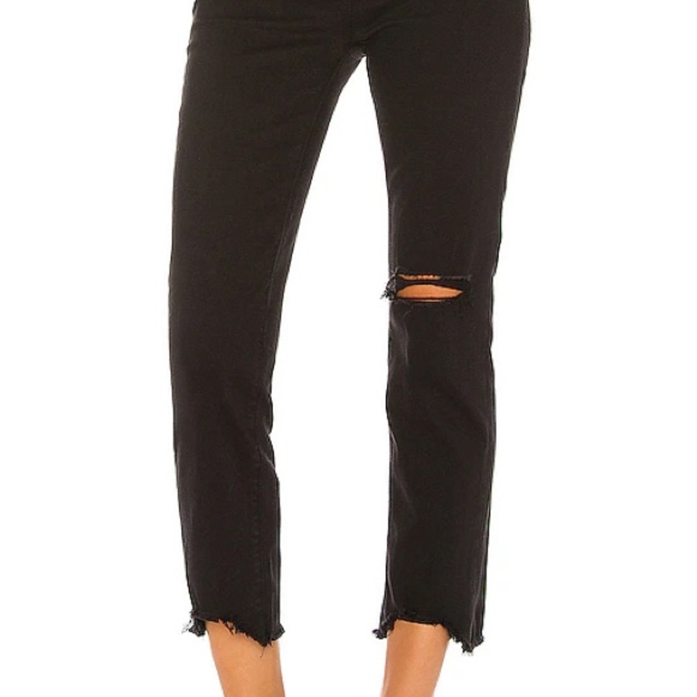 Women’s Black High Rise Straight Crop Levi’s